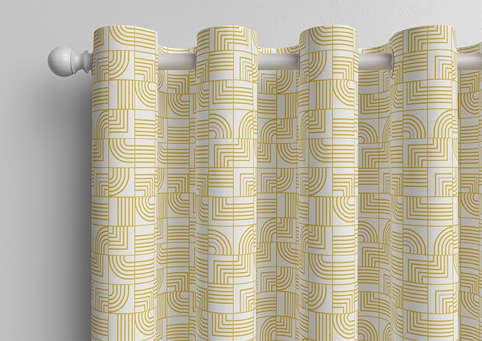 Maze, Yellow - Made to Measure Curtains - Image 12